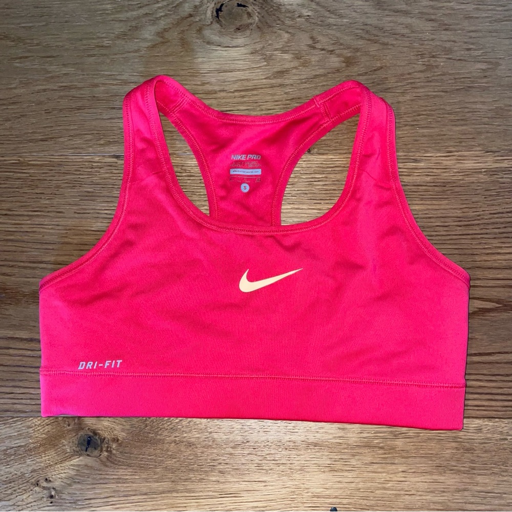 Red Nike Sports Bra